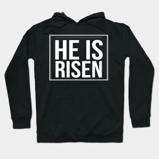 He Is Risen Cool Inspirational Easter Christian Hoodie